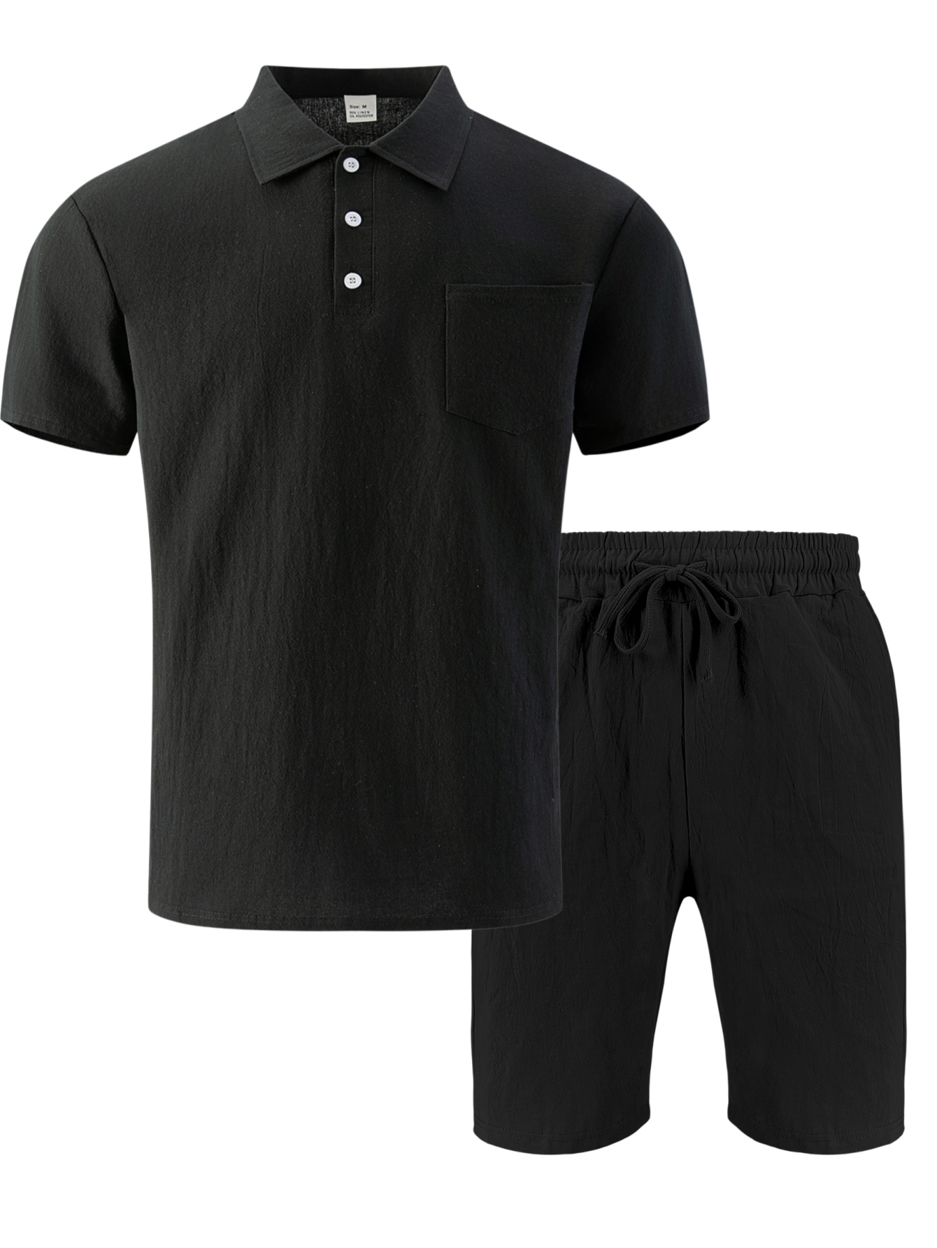 Streetwear Brand Shorts - Set 2 Pezzi da Uomo: Polo