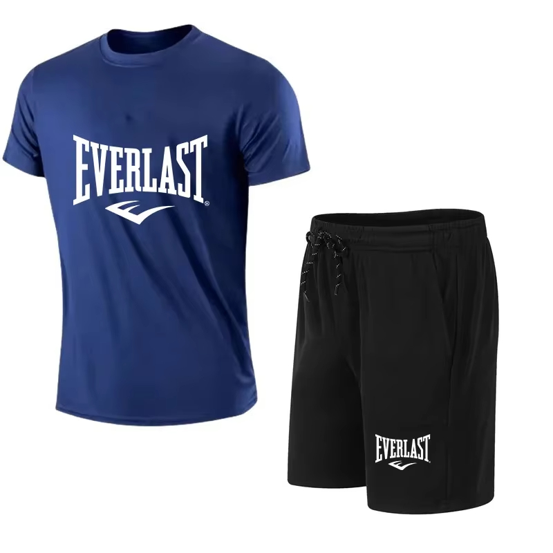 Streetwear Brand Shorts - EVERLAST T-shirt e pantaloncini da uomo,