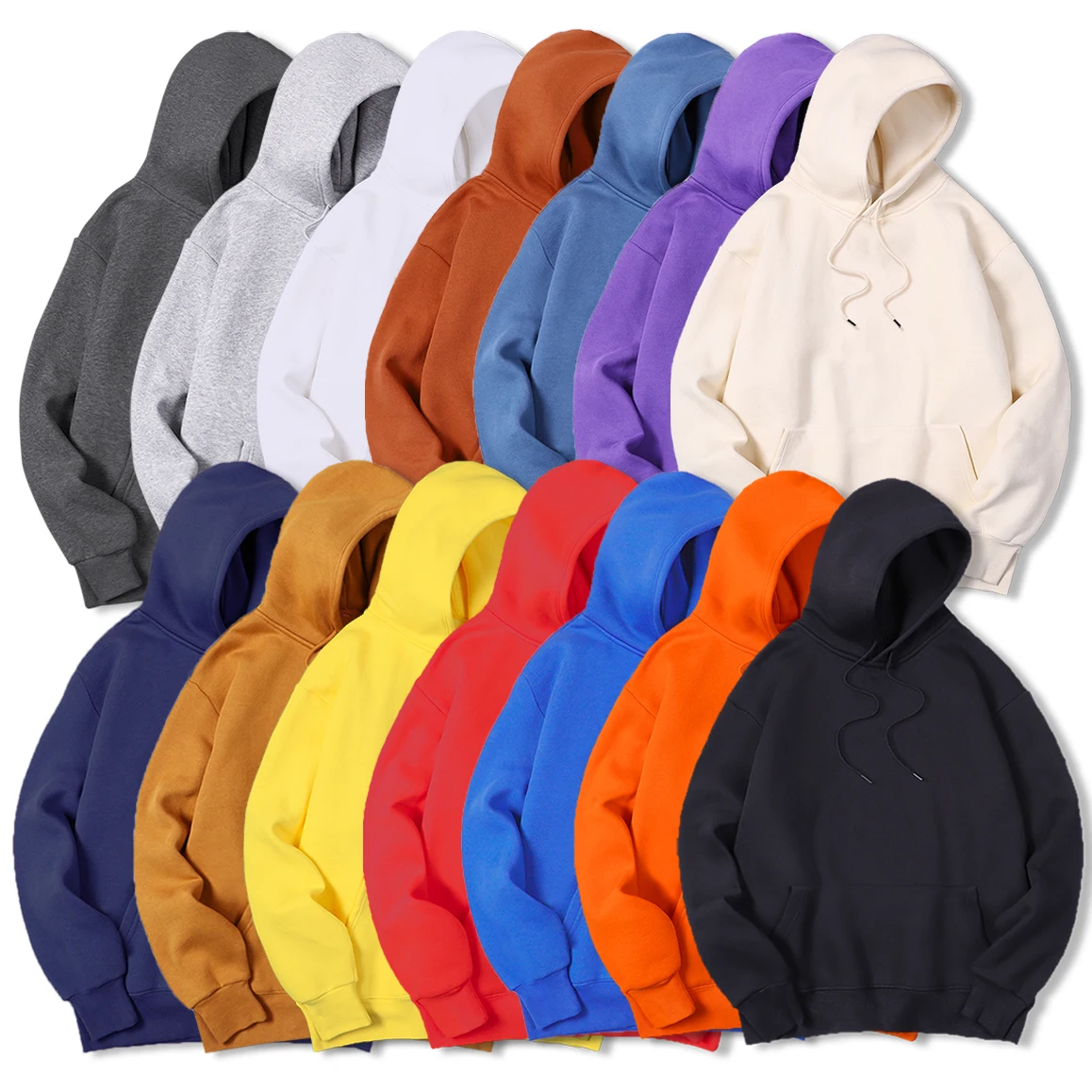 Streetwear Brand Jersey - Felpa con Cappuccio da Uomo in