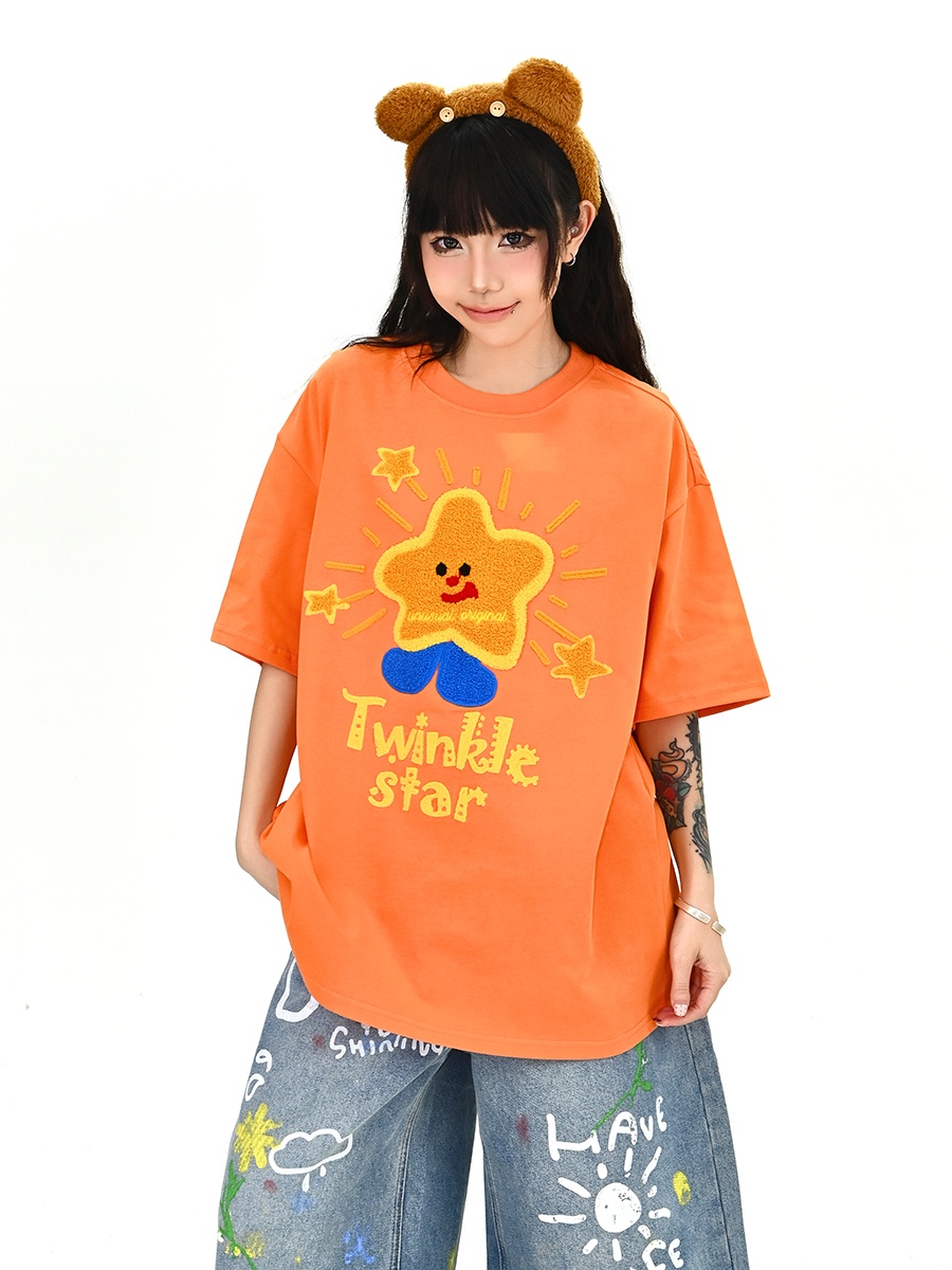 Streetwear Brand Of The Year - T-shirt a maniche corte ricamata con
