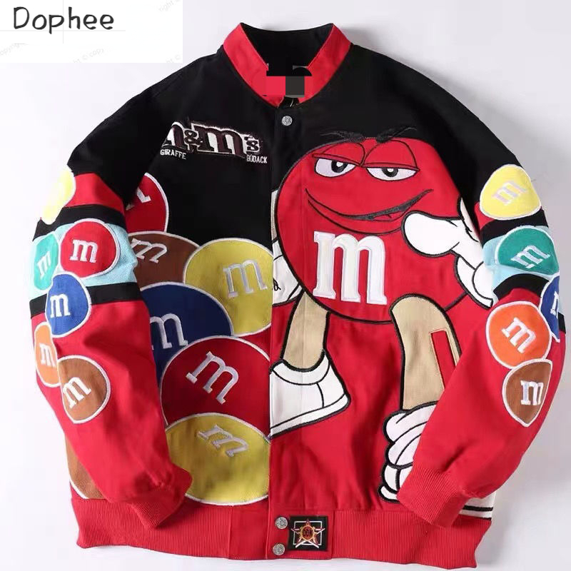 Streetwear Brand Jacket - 2025 Cappotto streetwear uniforme da baseball