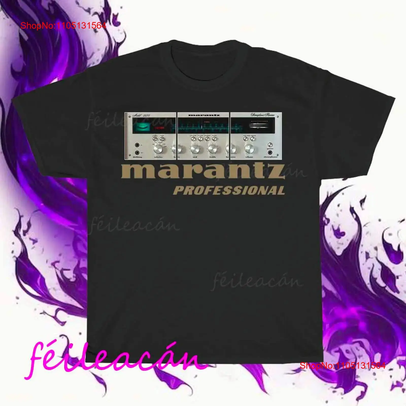 Streetwear Brand For Men - Nuovissimo amplificatore Marantz Logo maglietta americana