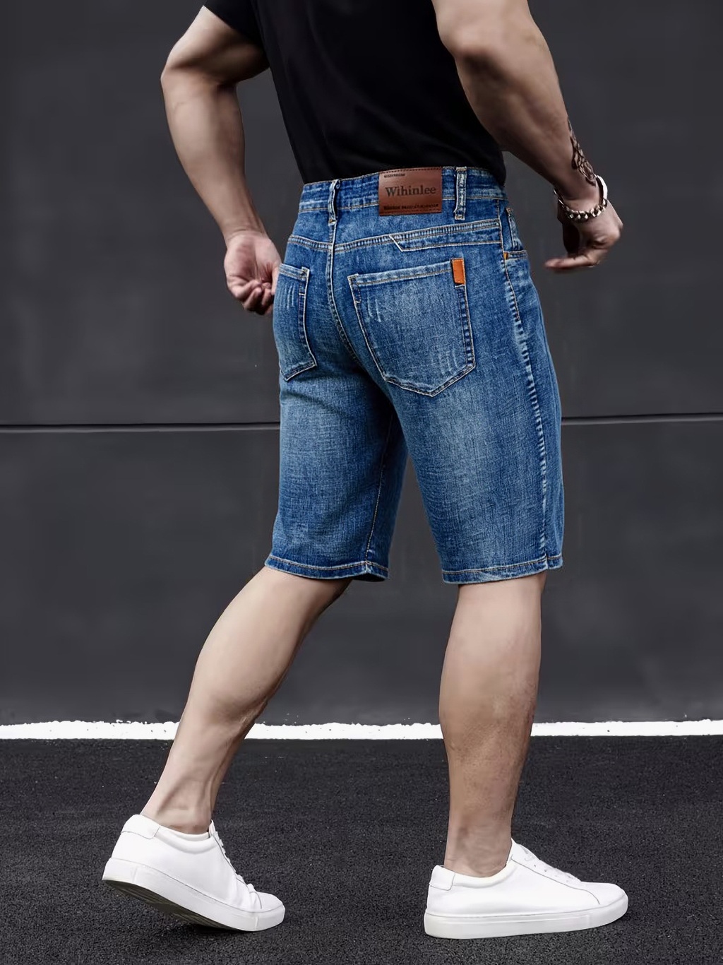 Streetwear Brand Shorts - Wthinlee Nuovi Jeans da Uomo Business