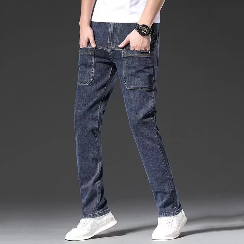 Pantaloni in Denim a gamba str - Streetwear Brand Sale recensione e prezzo