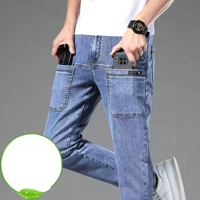 Pantaloni in Denim a gamba str - Streetwear Brand Sale recensione e prezzo