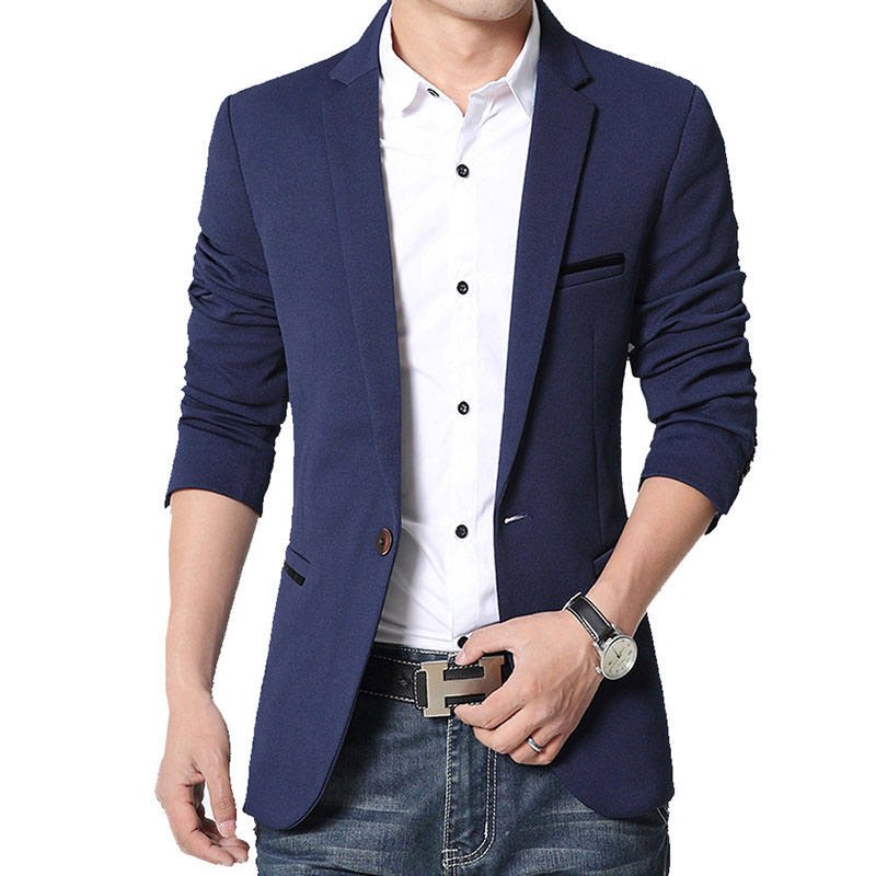 5XL-M Blazer casual da uomo di - Streetwear Brand Jacket recensione e prezzo