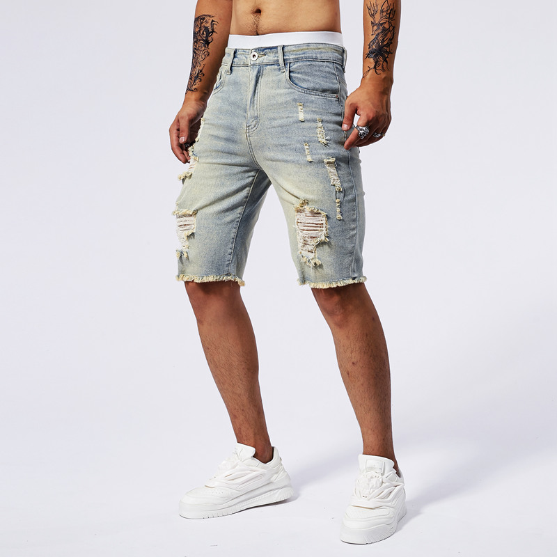 Pantaloncini di jeans strappat - Streetwear Brand Jacket recensione e prezzo