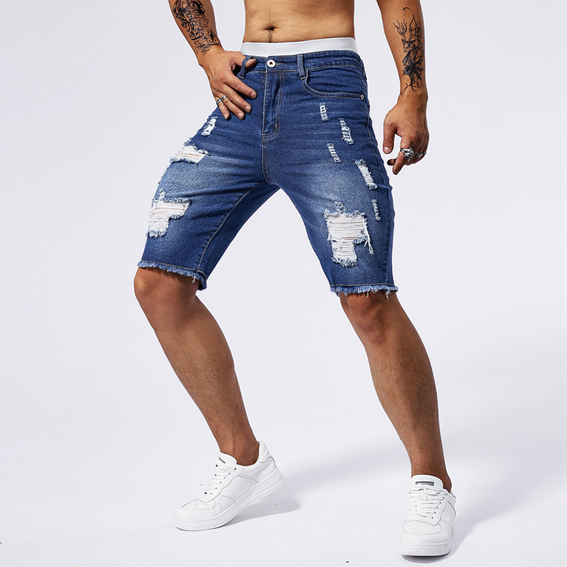 Pantaloncini di jeans strappat - Streetwear Brand Jacket recensione e prezzo