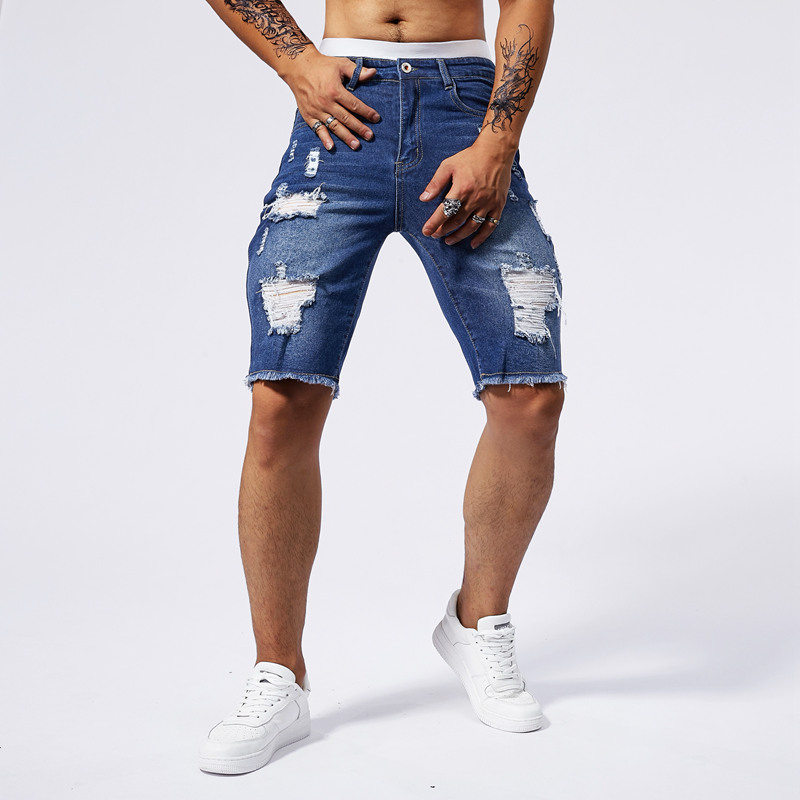 Pantaloncini di jeans strappat - Streetwear Brand Jacket recensione e prezzo