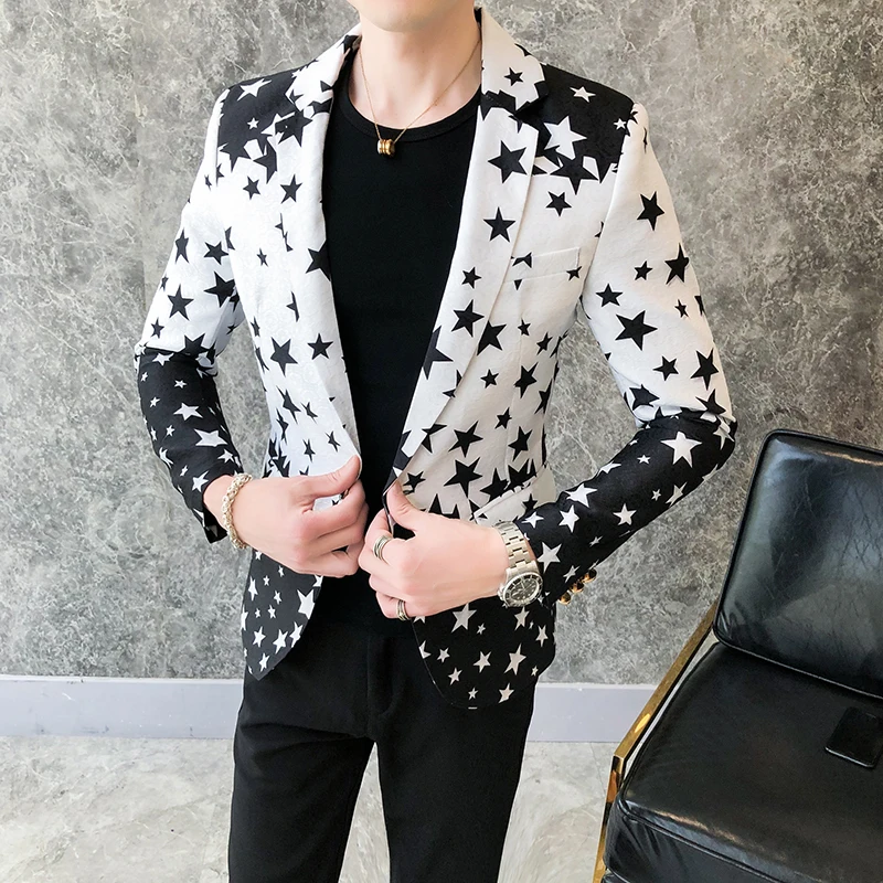 Blazer Slim Fit con Stampa a S - Streetwear Brand Jacket recensione e prezzo