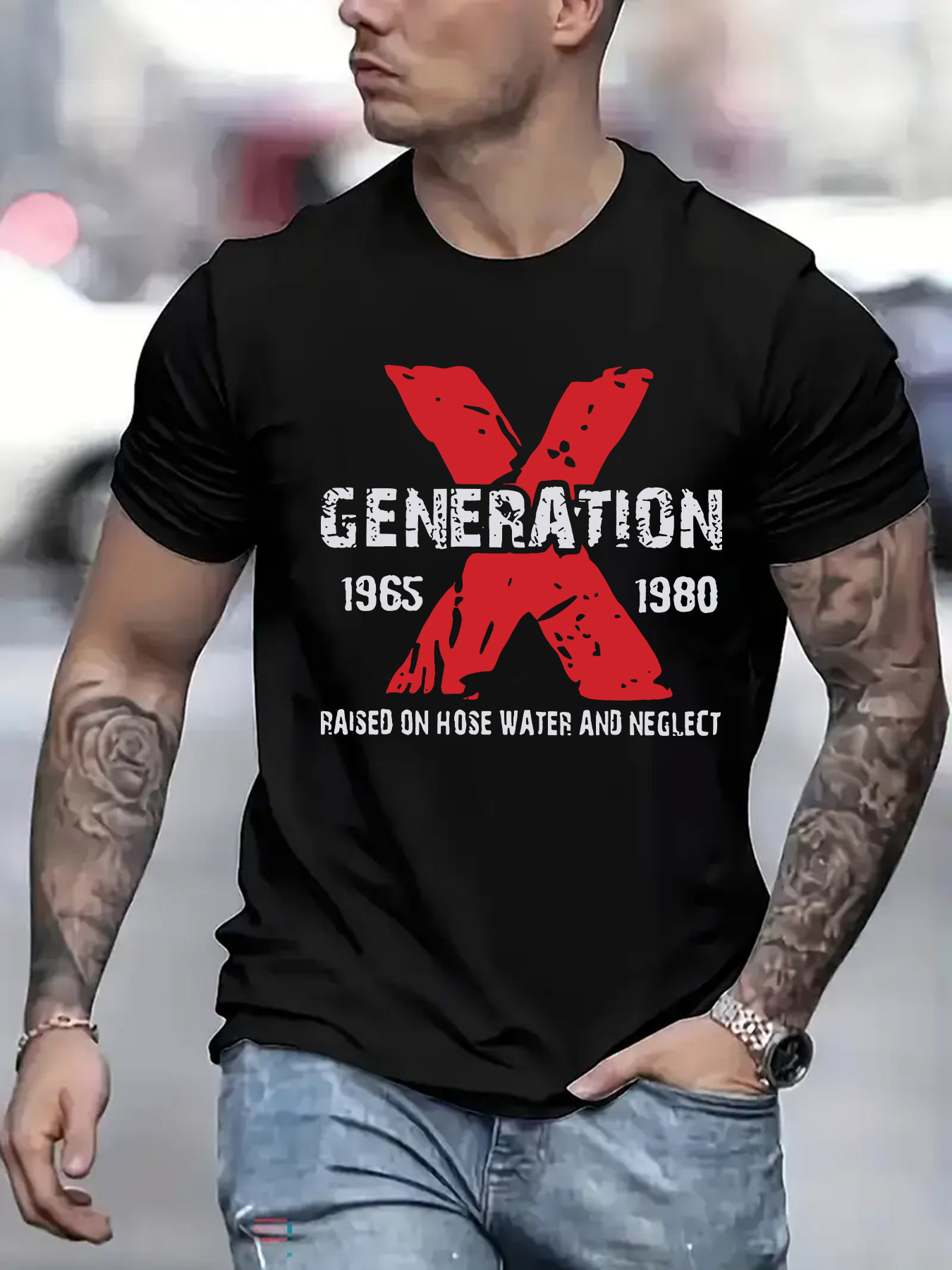 T-shirt casual da uomo a manic - Streetwear Brand Generator recensione e prezzo