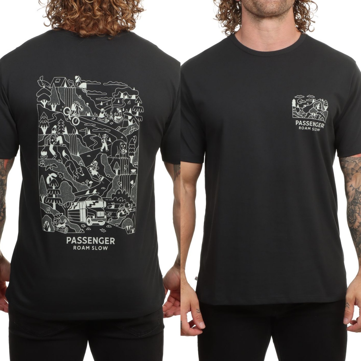 T-shirt classica con logo ecol - Streetwear Brand With Mountain Logo recensione e prezzo