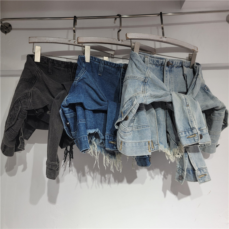 Shorts in denim da donna, jean - Streetwear Brand Shorts recensione e prezzo