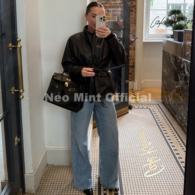 Cappotto in Ecopelle Nero Tren - Streetwear Brand Jacket recensione e prezzo