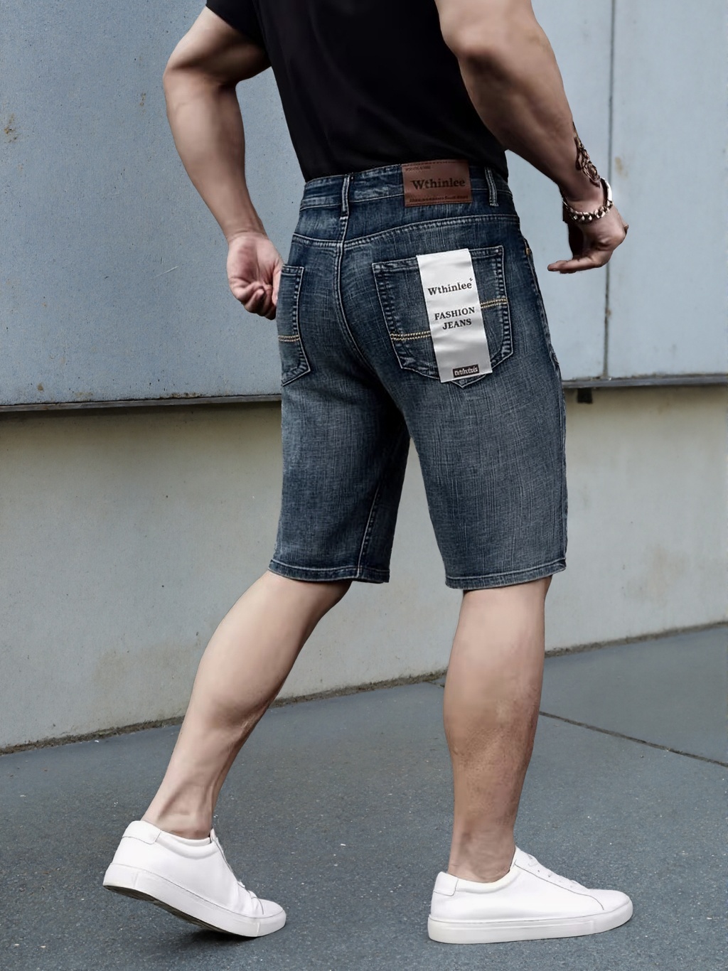 Wthinlee Nuovi Jeans da Uomo B - Streetwear Brand Shorts recensione e prezzo